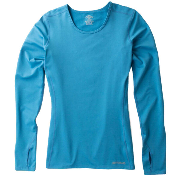 Hot Chillys Micro-Elite Chamois Crewneck Womens Long Underwear Top 2022