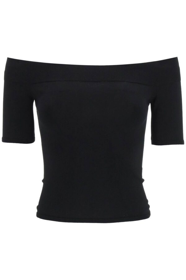 ALEXANDER MCQUEEN SHORT KNIT TOP