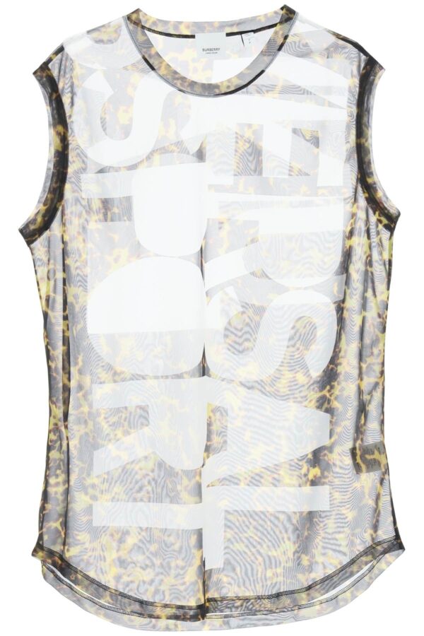 BURBERRY SLOGAN-PRINTED TANK TOP