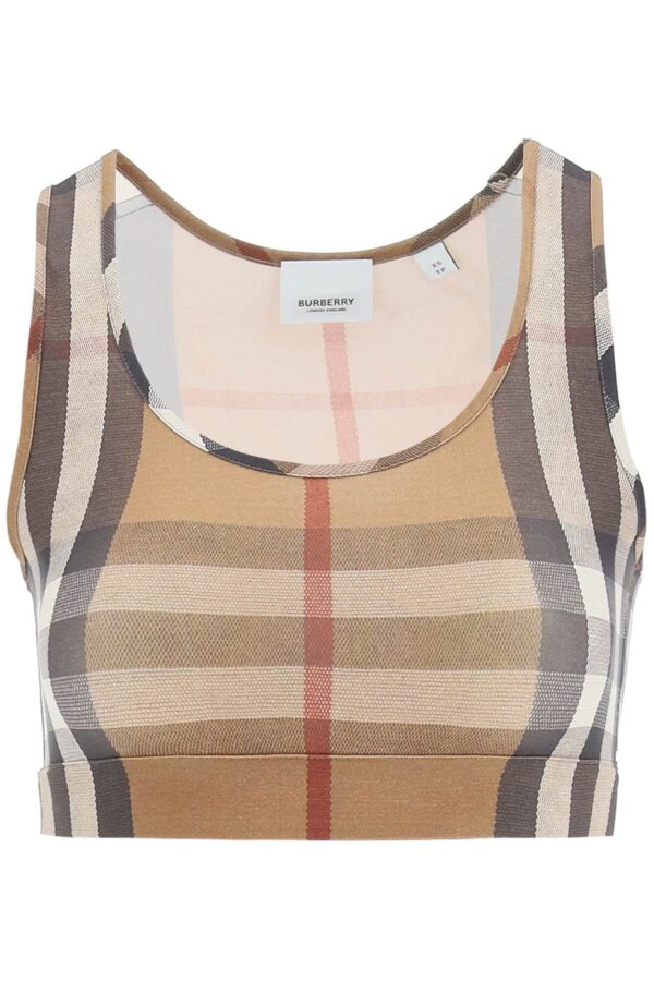 BURBERRY TARTAN SPORTY TOP