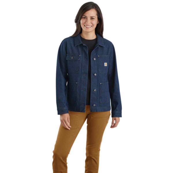 Carhartt Women's Rugged Flex Relaxed Fit Denim Jacket